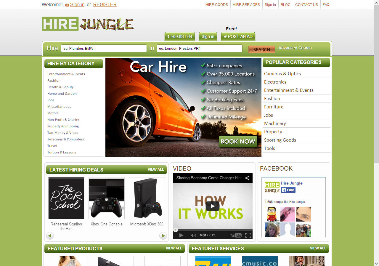 Hirejungle: Boosting The Sharing Economy