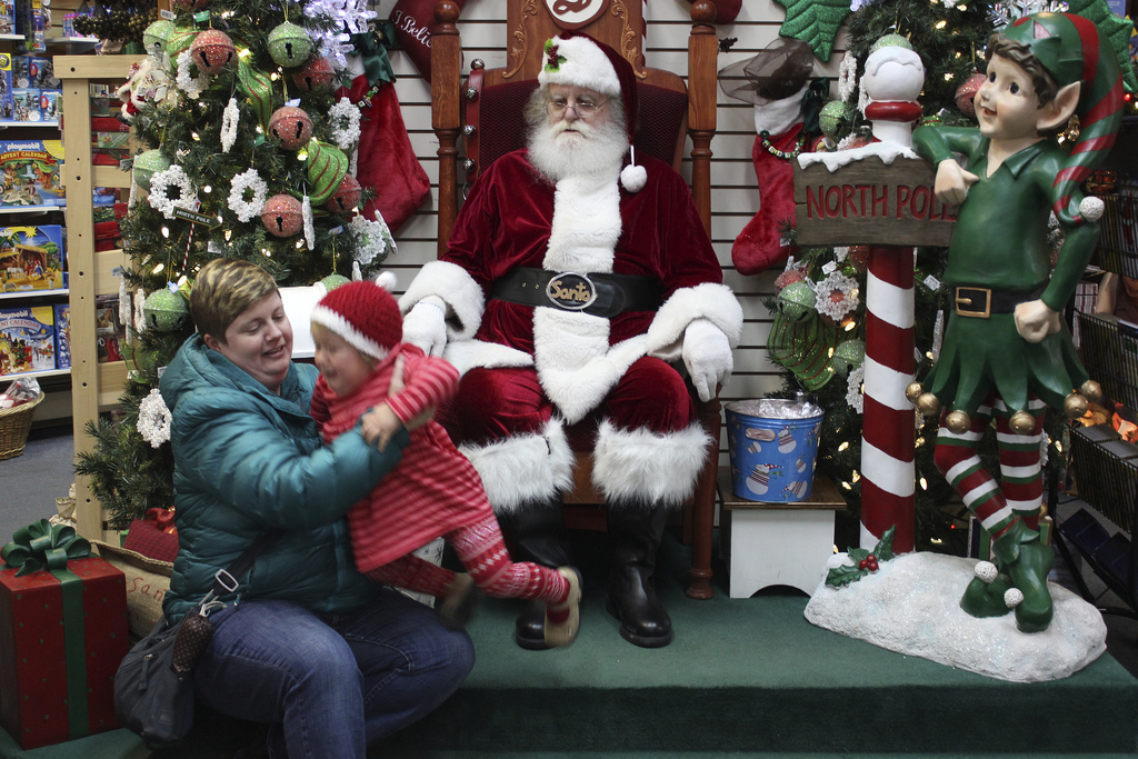 Who Sits On Santa's Lap Anymore?