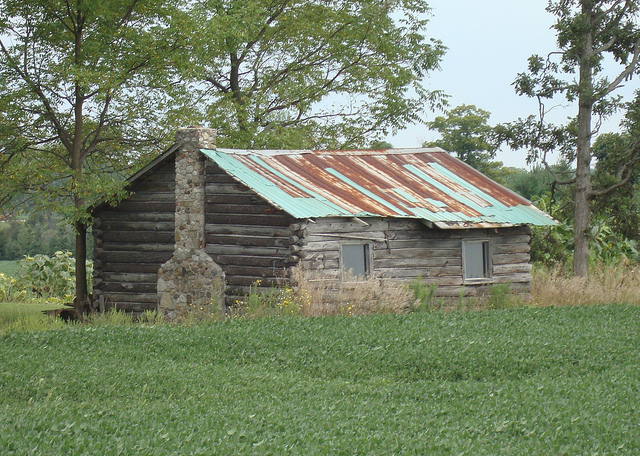 When Did Log Cabins Become Fashionable?
